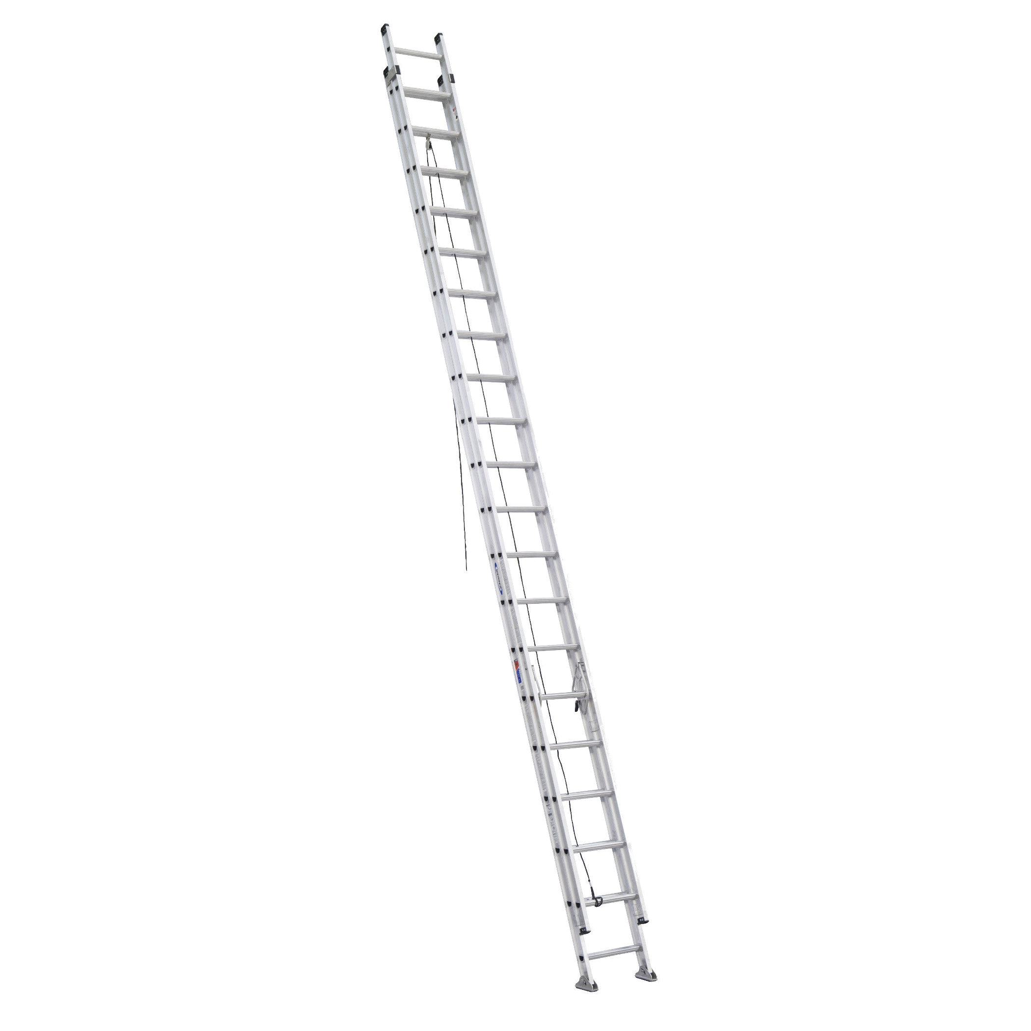 WERNER D1540-2 40 ft. Extension Ladder, 37 ft. Reach, 300 lb, Aluminum