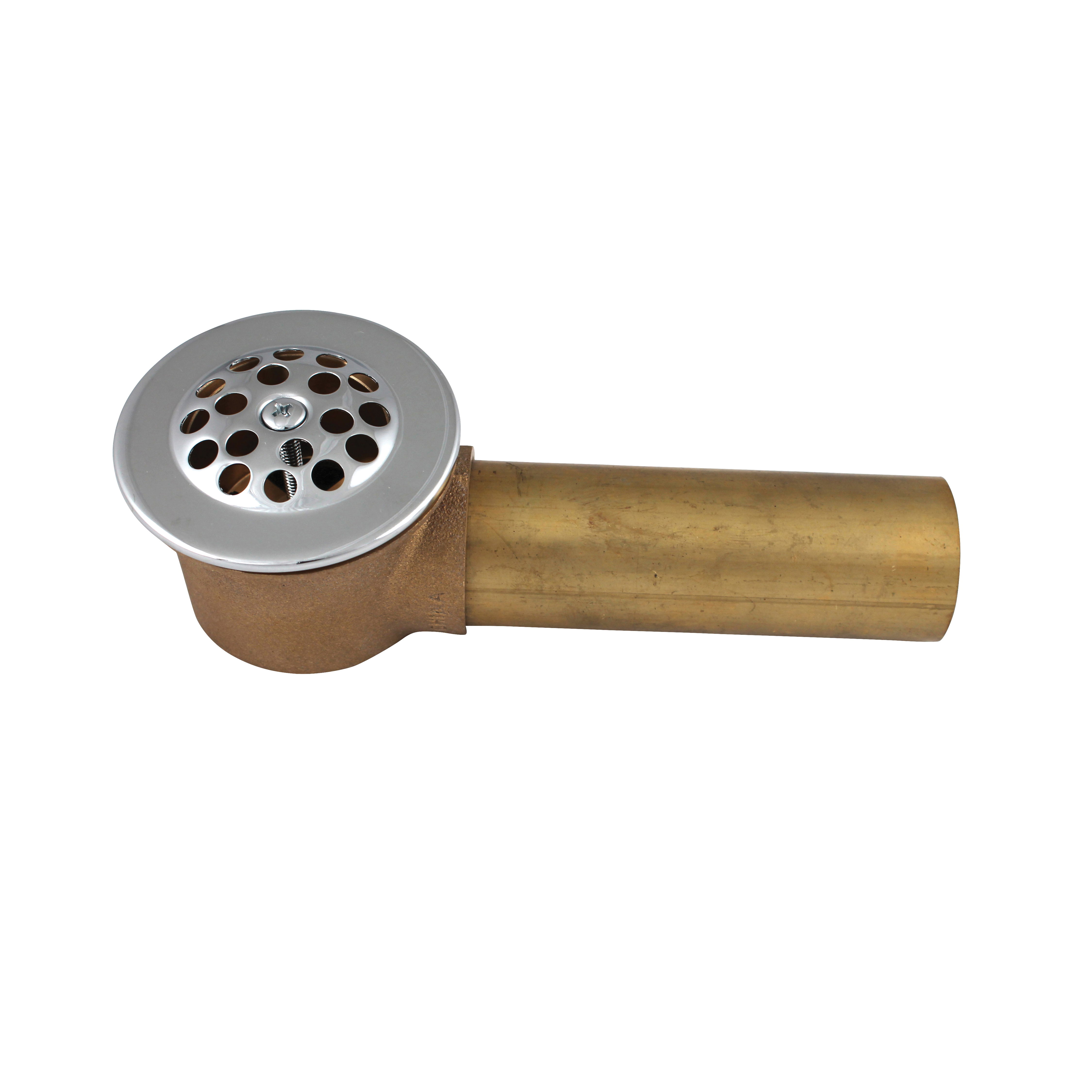 614RB Bath Drain Waste Shoe, Brass, For: 609 and 615 Triple Lever Garden Tubs
