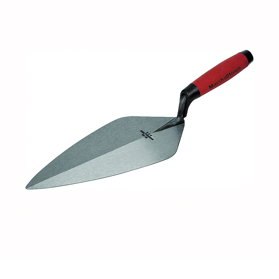33 12FG Brick Trowel, 12 in L Blade, 5-1/8 in W Blade, HCS Blade, Durasoft Handle