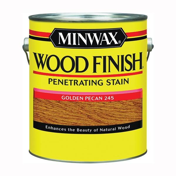71041000 WoodStain, Semi-Transparent, Golden Pecan, Liquid, 1gal, Can