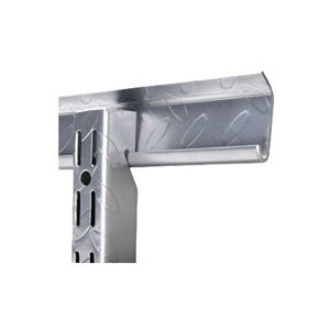 HEAVYWEIGHT 0221-40PM Hang Track, 400 lb, 2 in W, 40 in H, Steel, Platinum