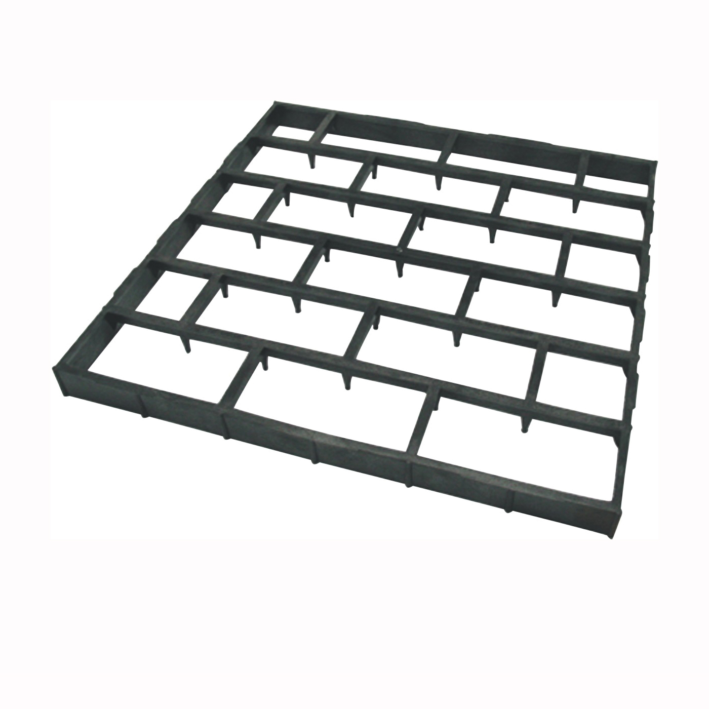 Walk Maker Series 6921-33 Building Form, 2 ft L Block, 2 ft W Block, 2 in H Block, Plastic, 80 lb