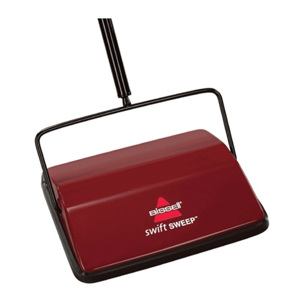 BISSELL Swift Sweep 22012 Floor and Carpet Sweeper, Red - 4
