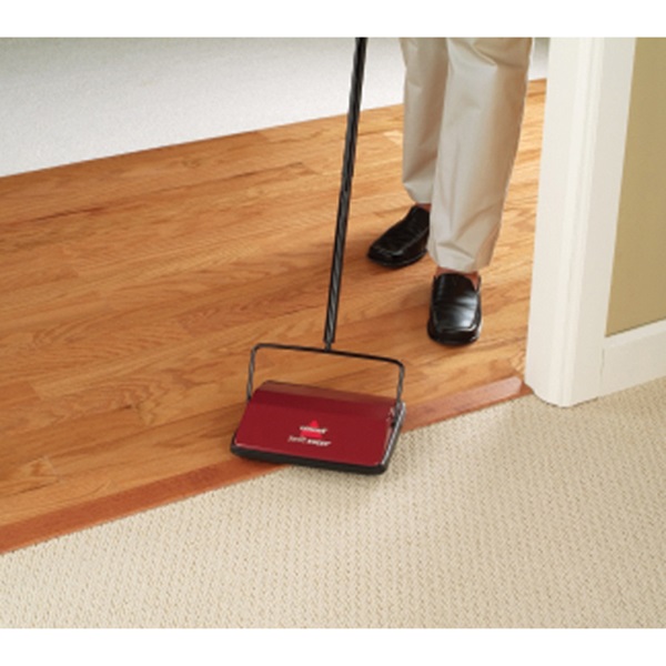 BISSELL Swift Sweep 22012 Floor and Carpet Sweeper, Red - 5