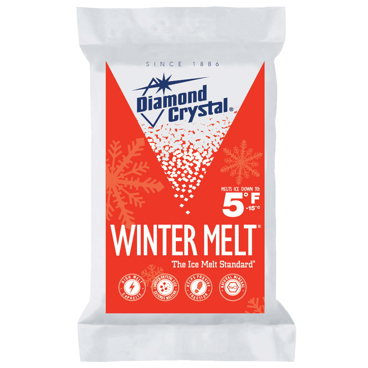 Cargill Diamond Crystal Winter Melt 100012604 Ice Melter Salt 