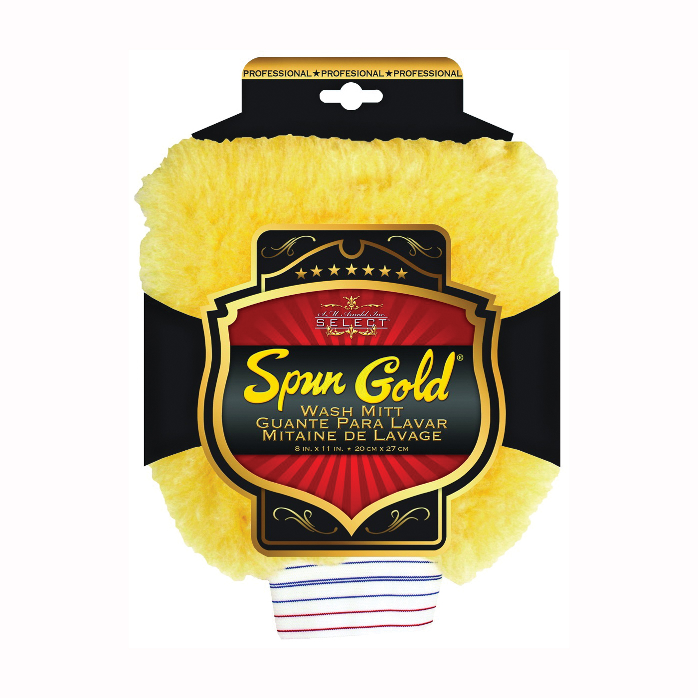 Spun Gold 85-310 Professional Wash Mitts, Lorene Synthetic Fiber