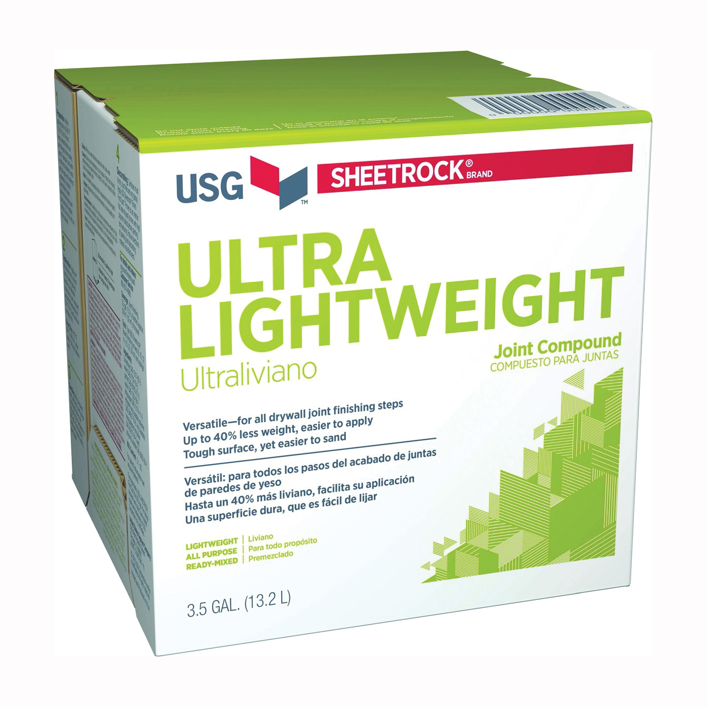 381901064 Ultra Lightweight Joint Compound, Paste, Off-White, 3.5 gal