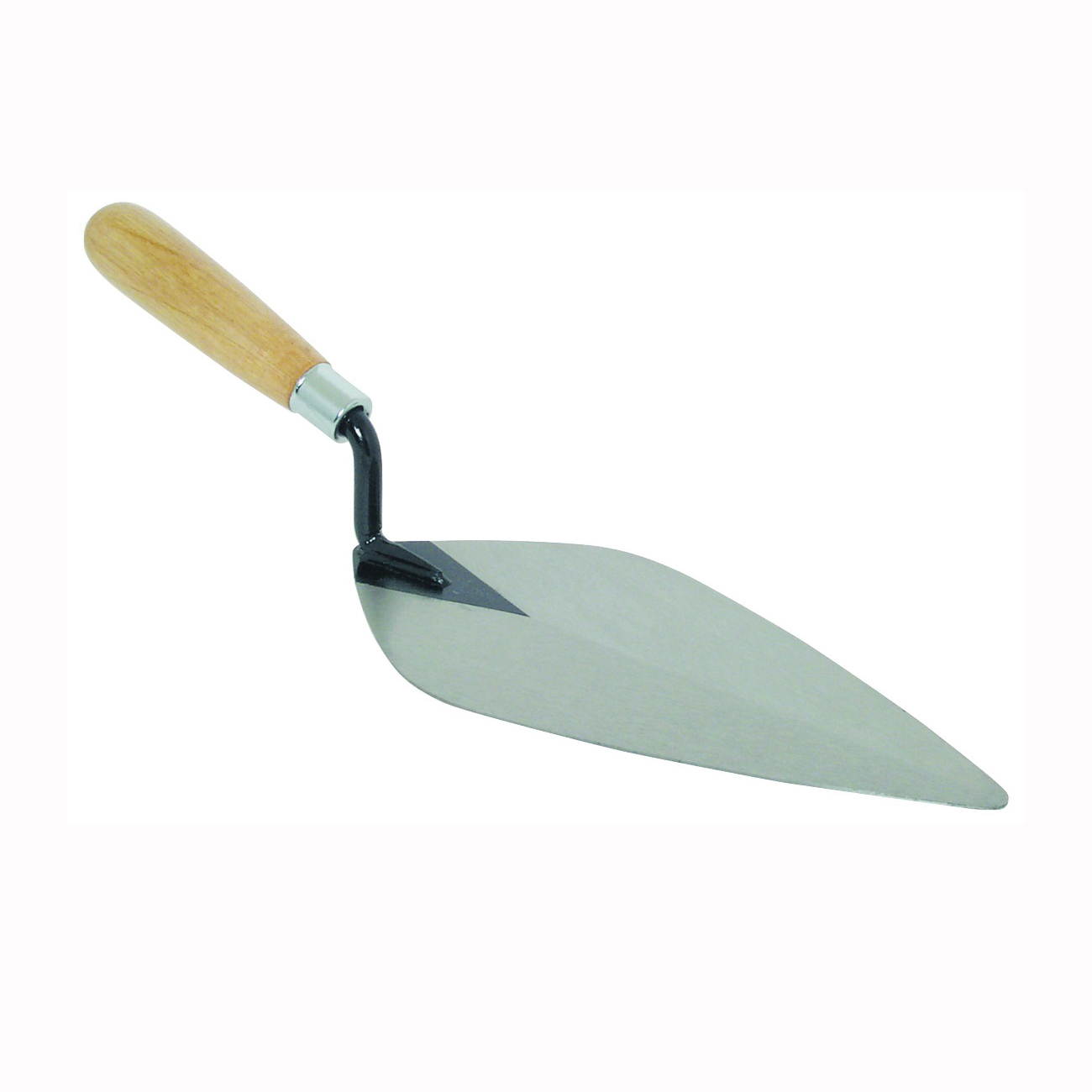 926-3 Brick Trowel, 10 in L Blade, 4-3/4 in W Blade, Steel Blade, Hardwood Handle
