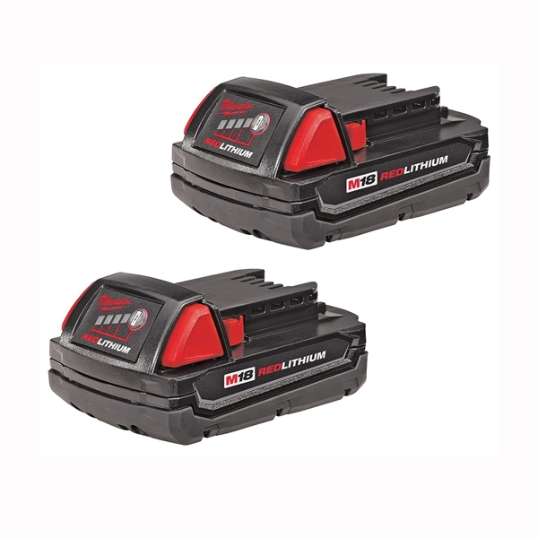 Milwaukee 48-11-1811 Rechargeable Battery Pack, 18 V Battery, 1.5 Ah