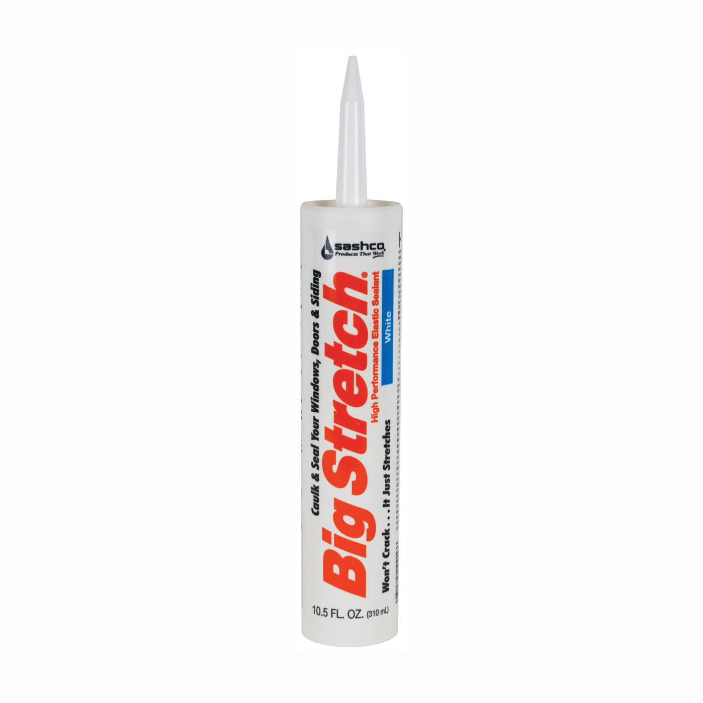 10016 Caulk, White, -30 to 250 deg F, 10.5 oz Cartridge