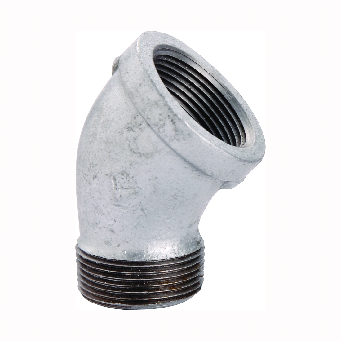 Worldwide Sourcing PPG121-6 Street Pipe Elbow, 1/8 in, Threaded, 45 deg Angle, SCH 40 Schedule, 300 psi Pressure - 1
