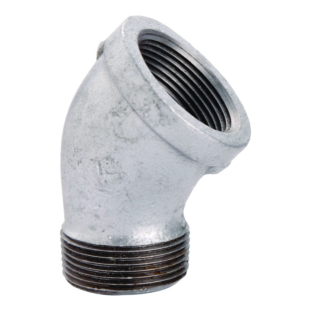 PPG121-32 Street Pipe Elbow, 1-1/4 in, Threaded, 45 deg Angle, 40 Schedule, 300 psi Pressure