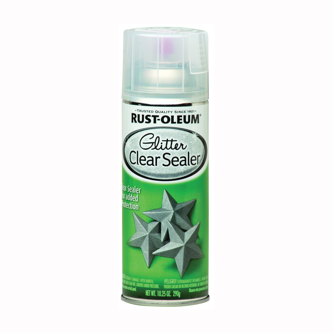 267736 Glitter Spray Paint, Clear, 10.25 oz, Can