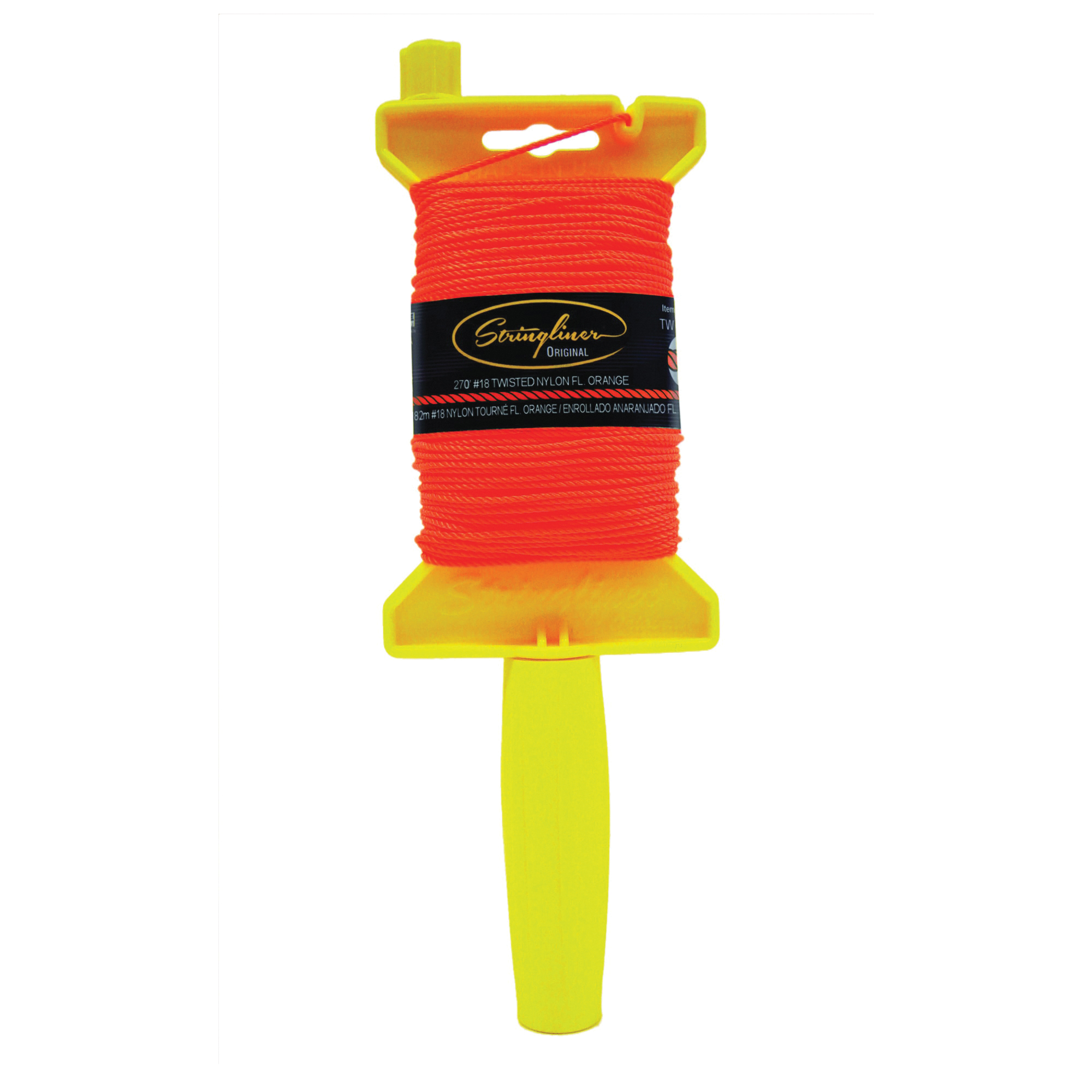 11706 Line Reel, 500 ft L Line, Fluorescent Orange Line