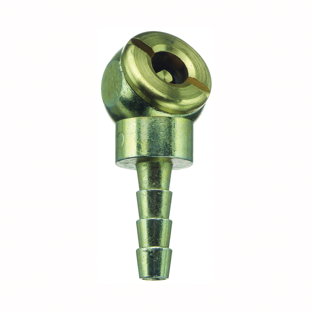 17-361 Air Line Chuck, 1/4 in, Hose Barb, Brass