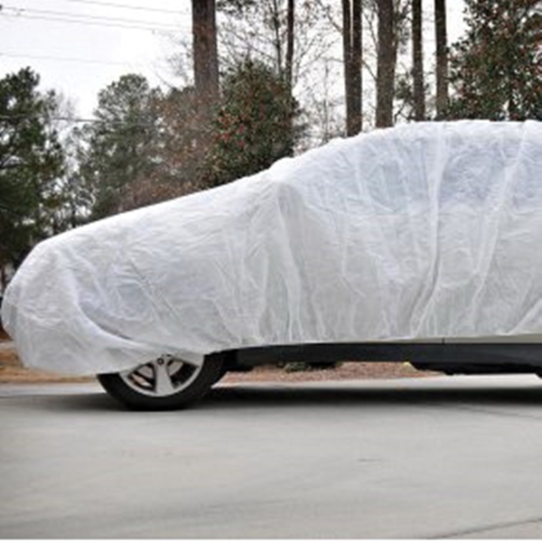 Trimaco 08105 Car Cover, 24 ft L, 12 ft W, Polypropylene, White - 2