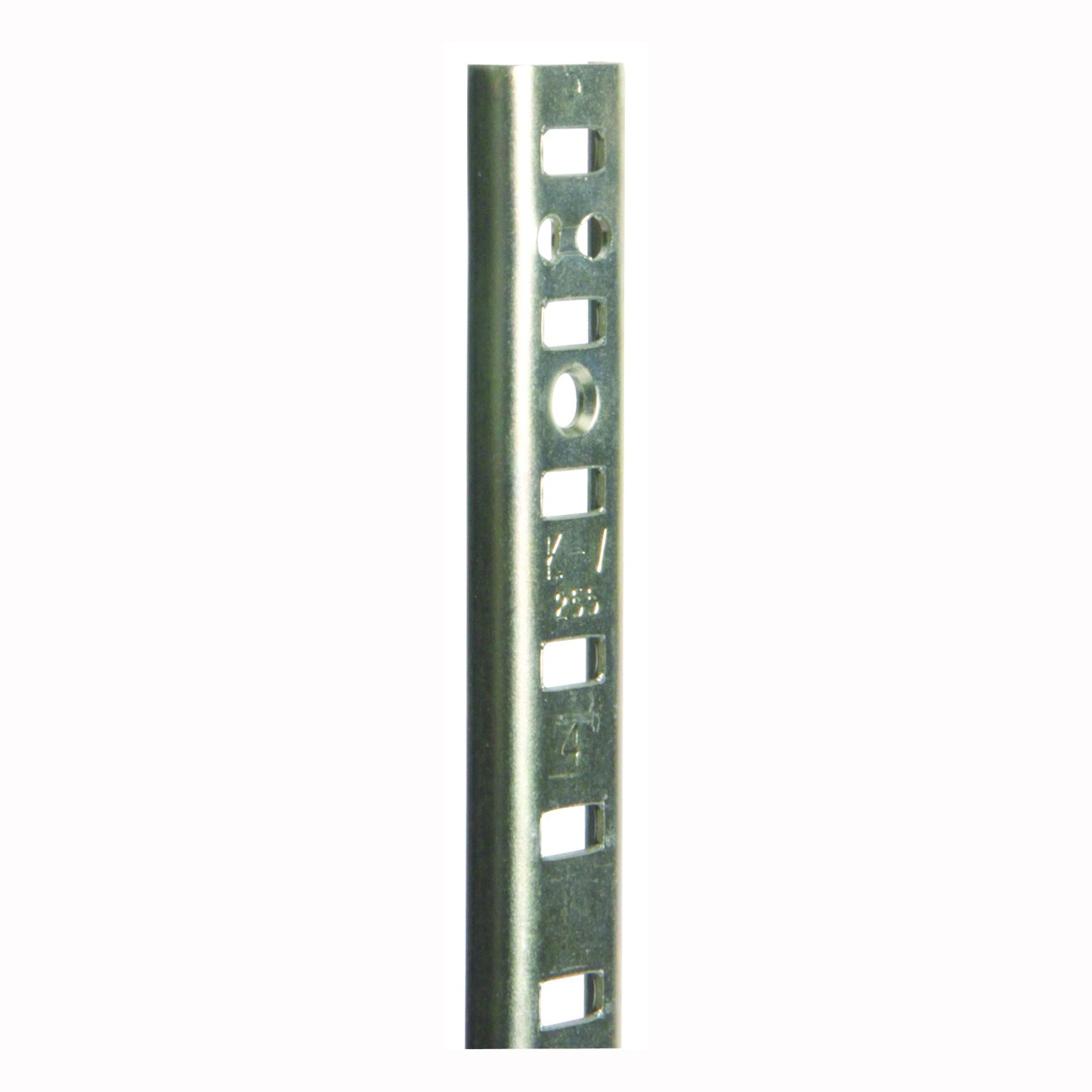 255 Series PK255 ZC 72 Shelf Standard, 500 lb, 23 ga Thick Material, 5/8 in W, 72 in H, Steel, Zinc-Plated