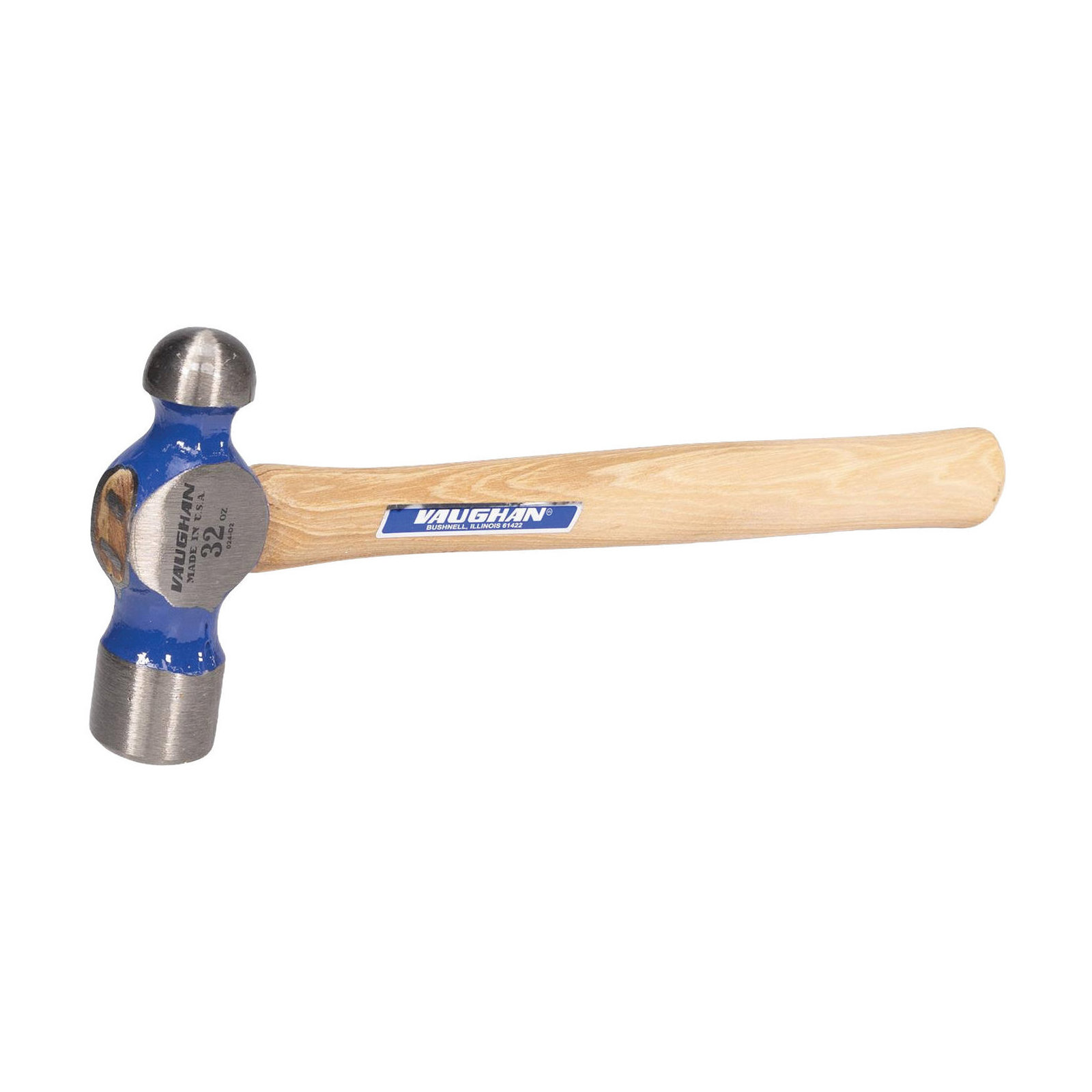 TC432 Hammer, 32 oz Head, Riveting, Ball Peen Head, HCS Head, 15-3/4 in OAL
