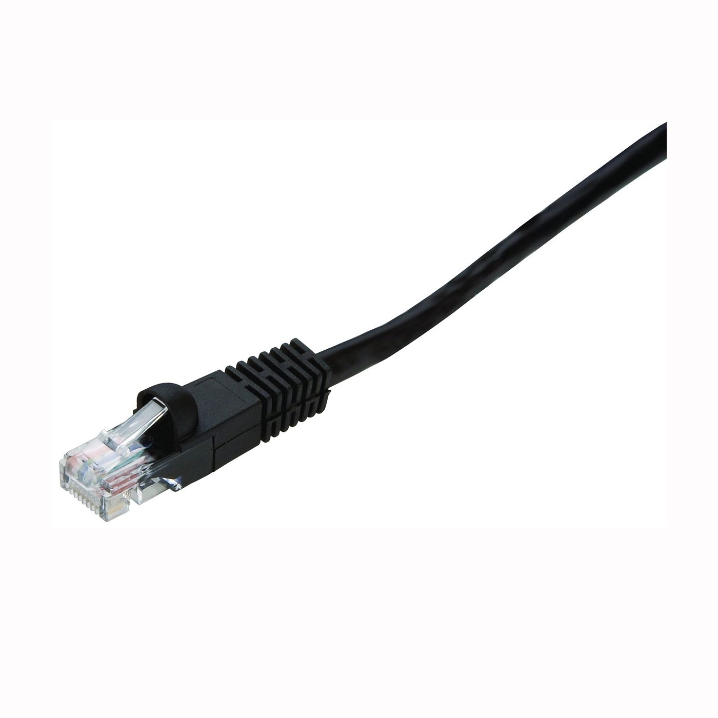 PN10255EB Network Cable, 25 ft L, 5e Category Rating, Black Sheath
