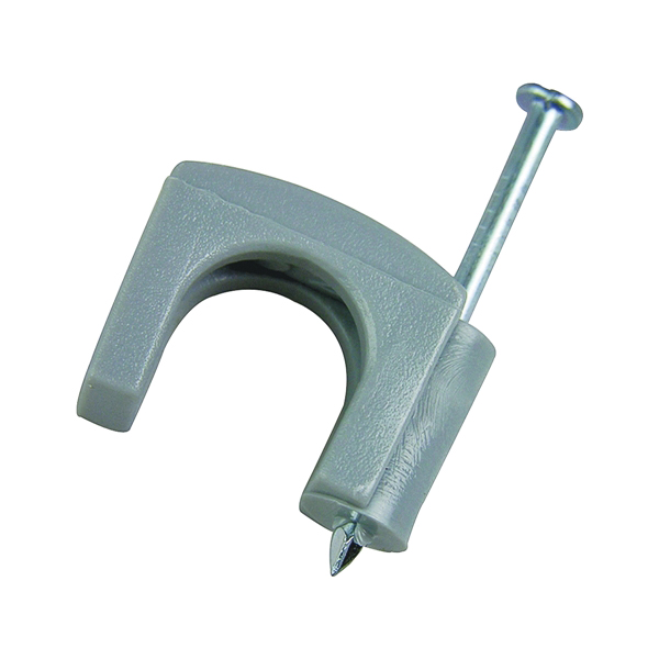 PSG-15 Cable Staple, 7/16 in W Crown, 1-1/4 in L Leg, Polyethylene