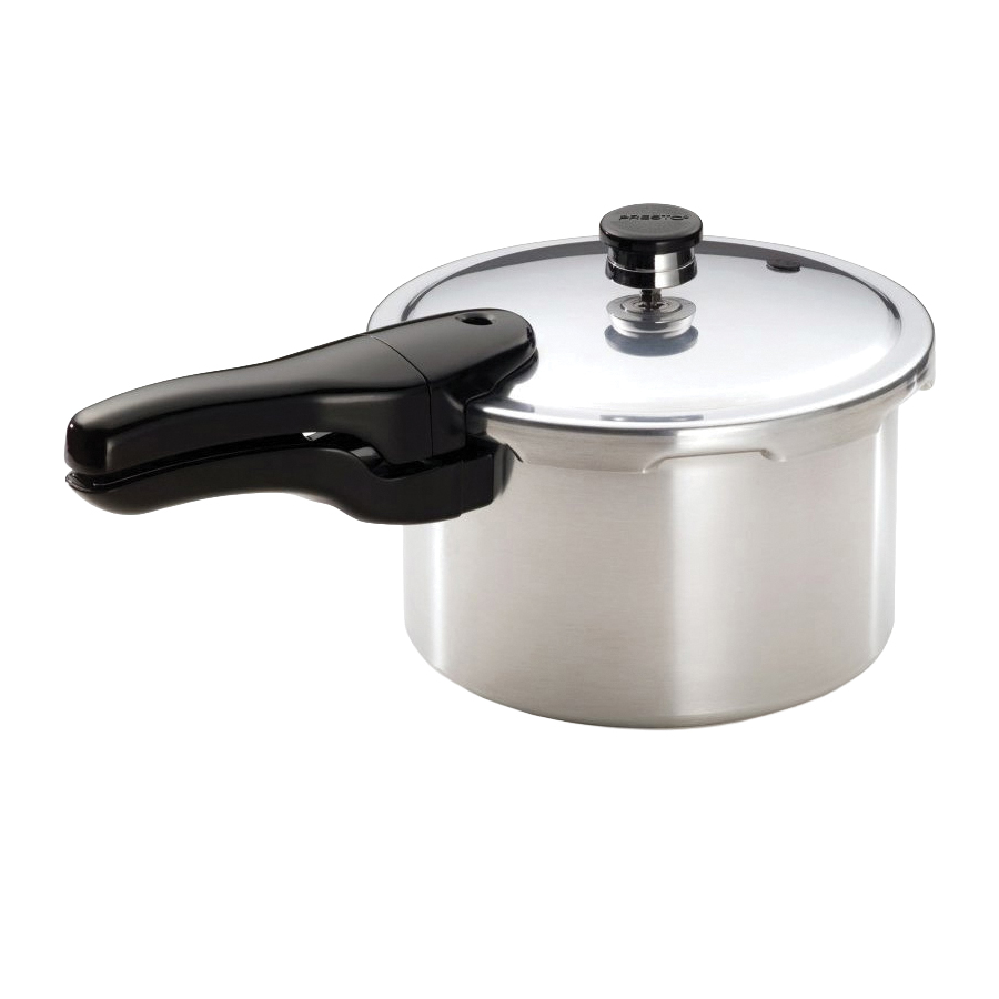 01241 Pressure Cooker, 4 qt Capacity, 9.81 in Dia, Aluminum