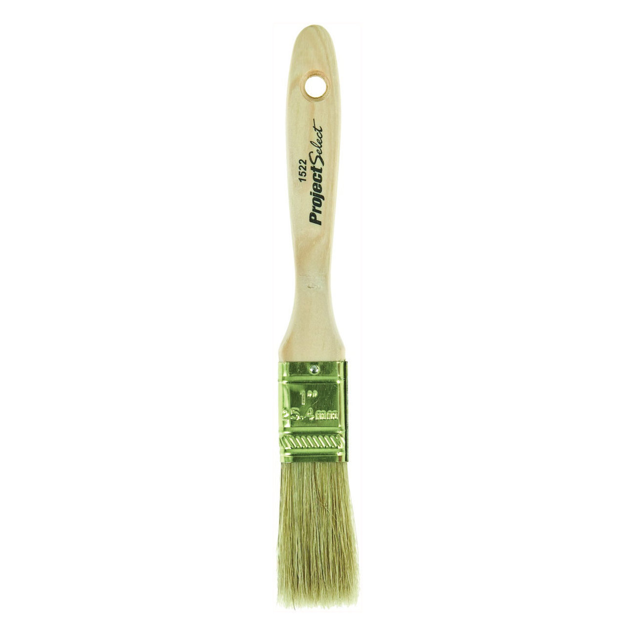 1522-2 Paint Brush, 2 in W, 2-3/4 in L Bristle, China Bristle, Beaver Tail, Varnished Handle