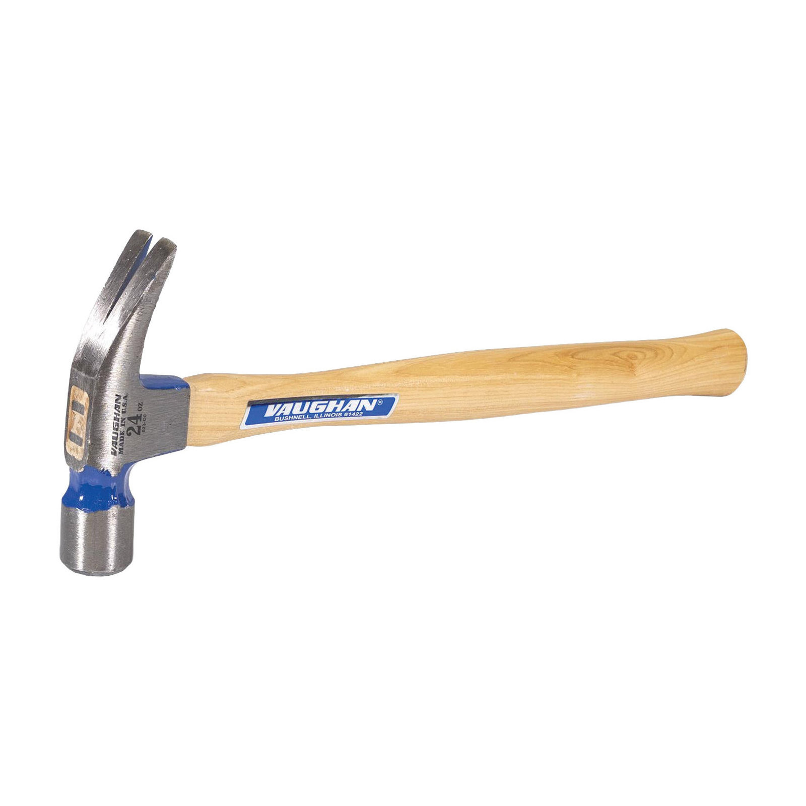 999 Series 505M Framing Hammer, 24 oz Head, Rip, Milled, Straight Claw Head, Steel Head, 17 in OAL
