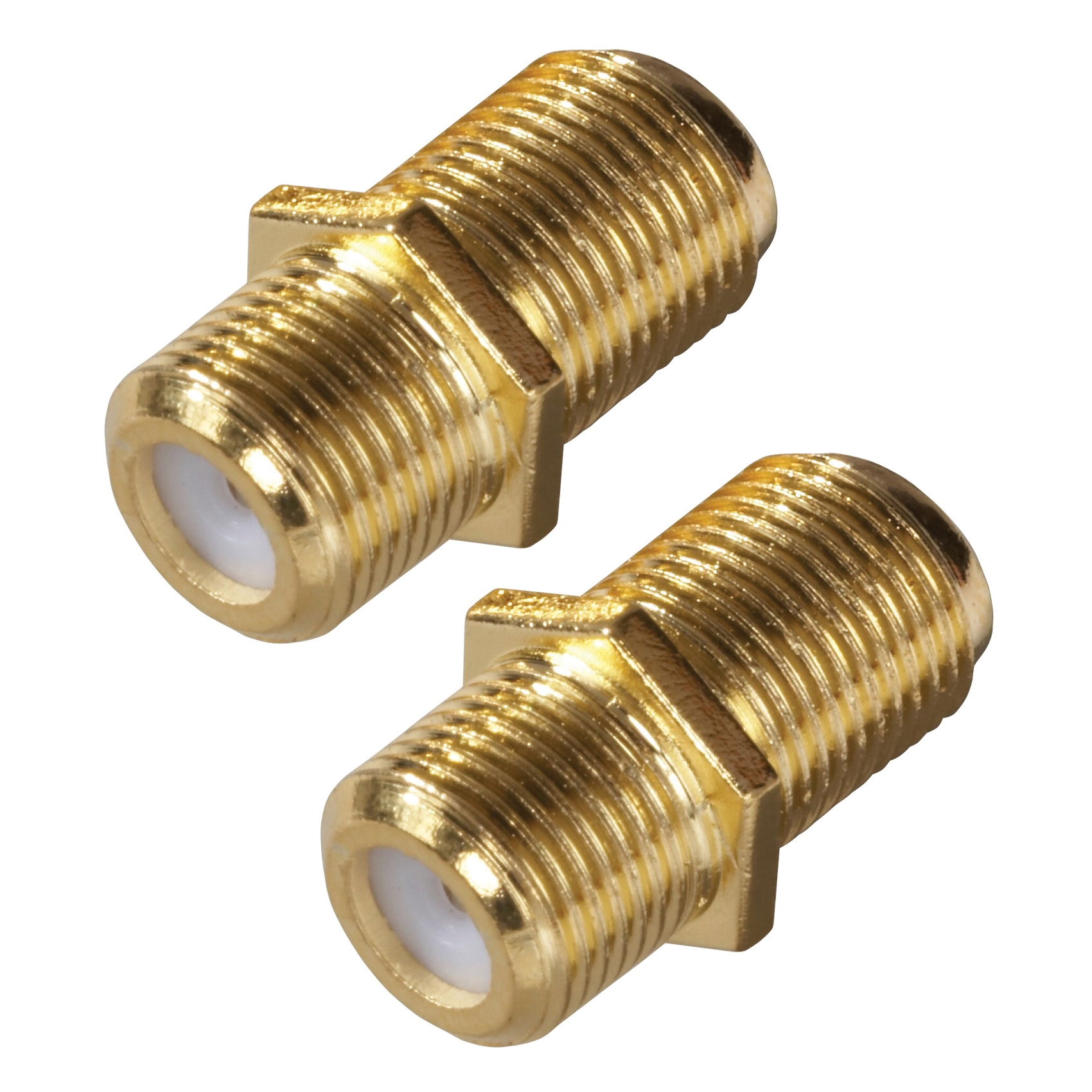 VA1002RG6FT Feed-Thru Connector, F Connector, Gold