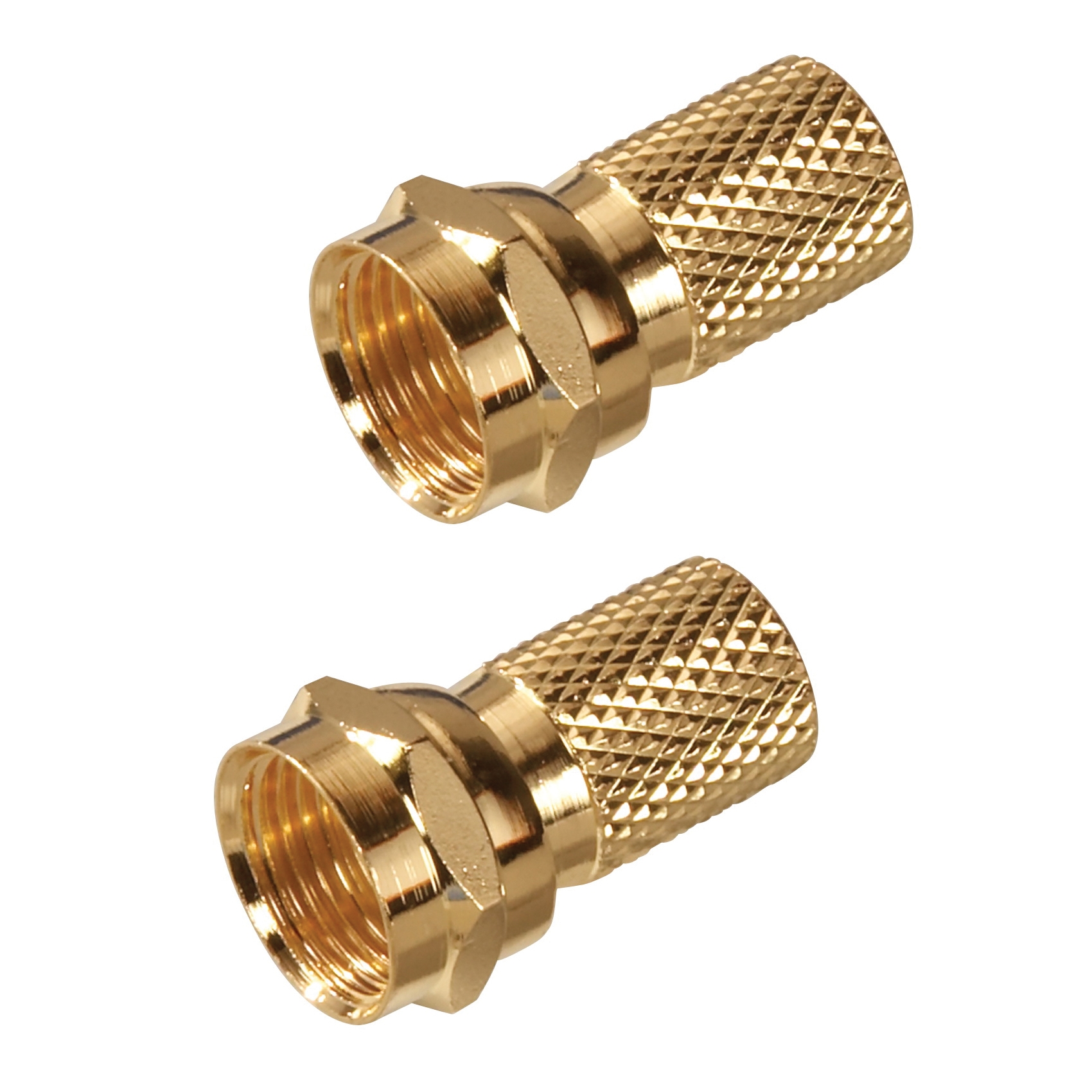 VA1002RG6TW Twist-On Connector, F Connector, Gold