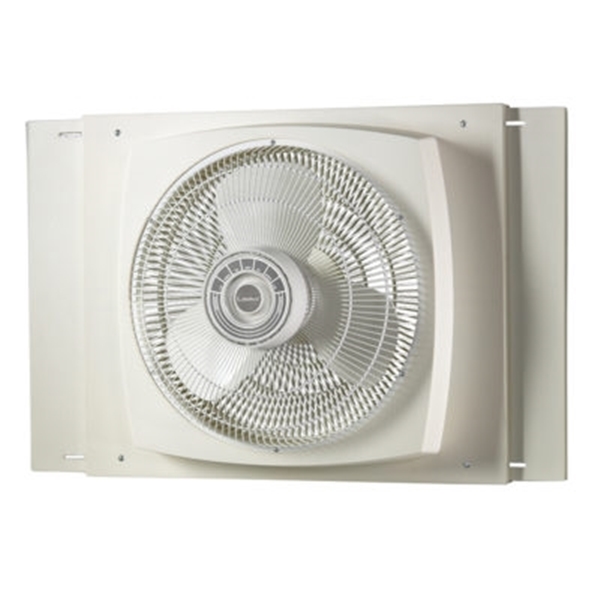 Lasko 2155A Electrically Reversible Window Fan, 120 V, 16 in Dia Blade, 3-Blade, 3-Speed, 2470 cfm Air, White - 2