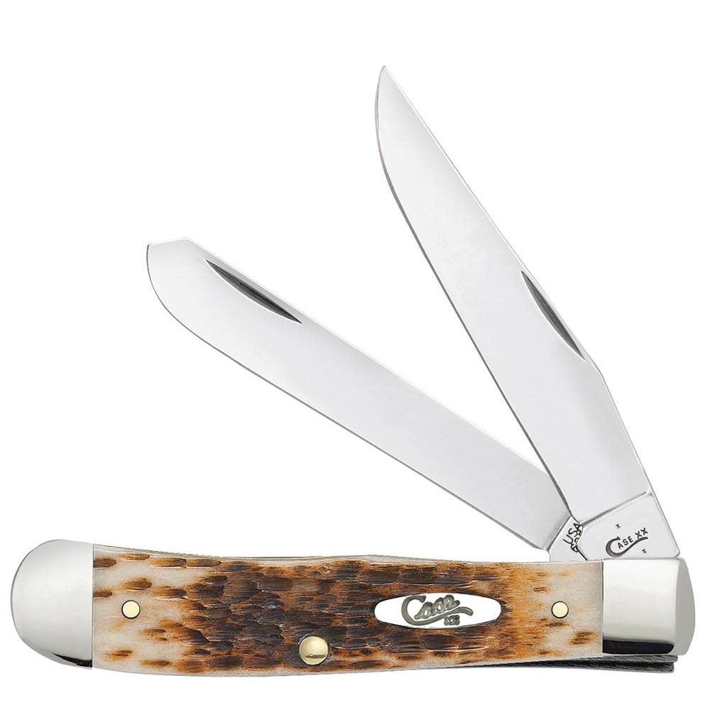 00163 Folding Pocket Knife, Clip and Spey Blade, Polished Mirror Blade, 3-1/4 in Clip, 3.27 in Spey L Blade