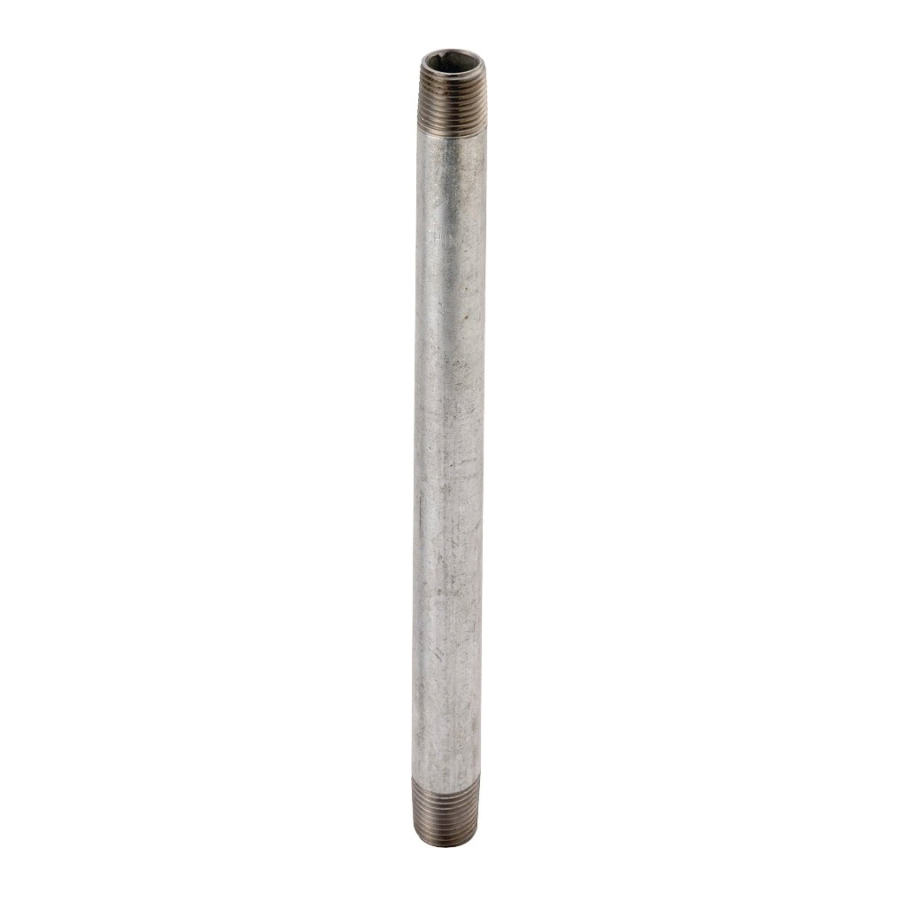 1X51/2 Pipe Nipple, 1 in, Male, Steel, SCH 40 Schedule, 5-1/2 in L