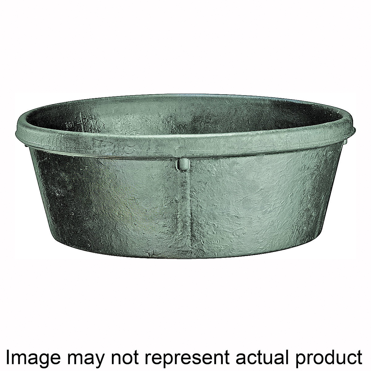 CR-20 Feeder Pan, 2 qt Volume, Rubber, Black