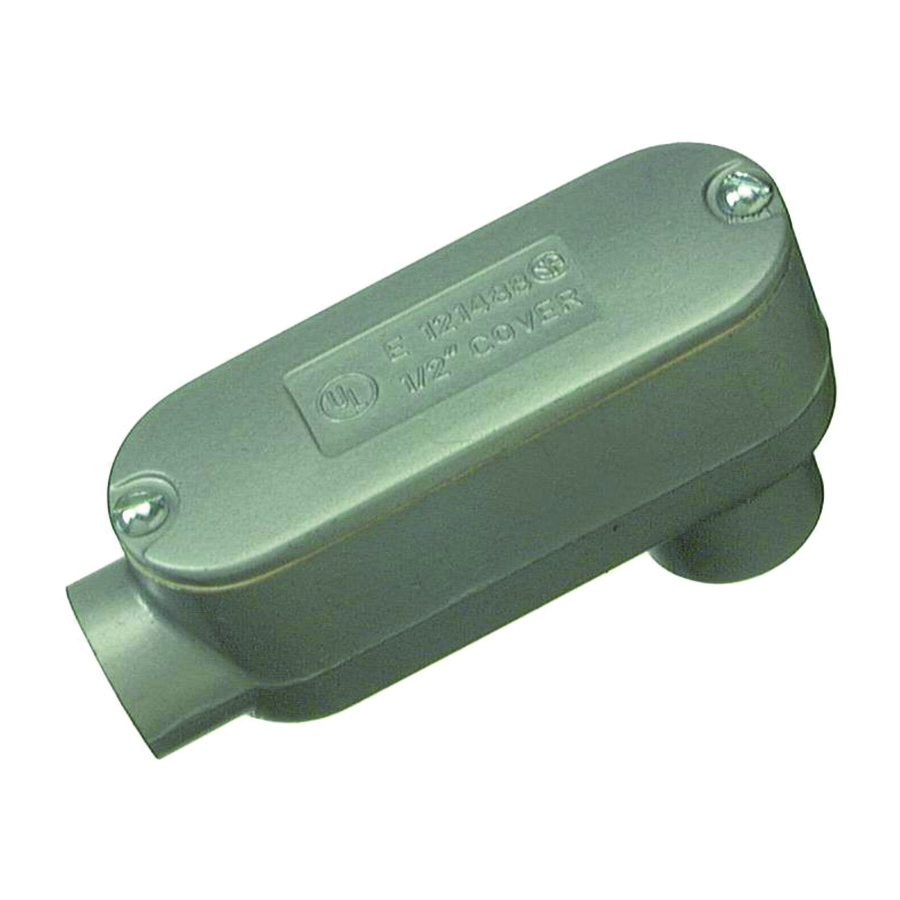 58615 Conduit Body, 1-1/2 in Hub, Threaded, Aluminum