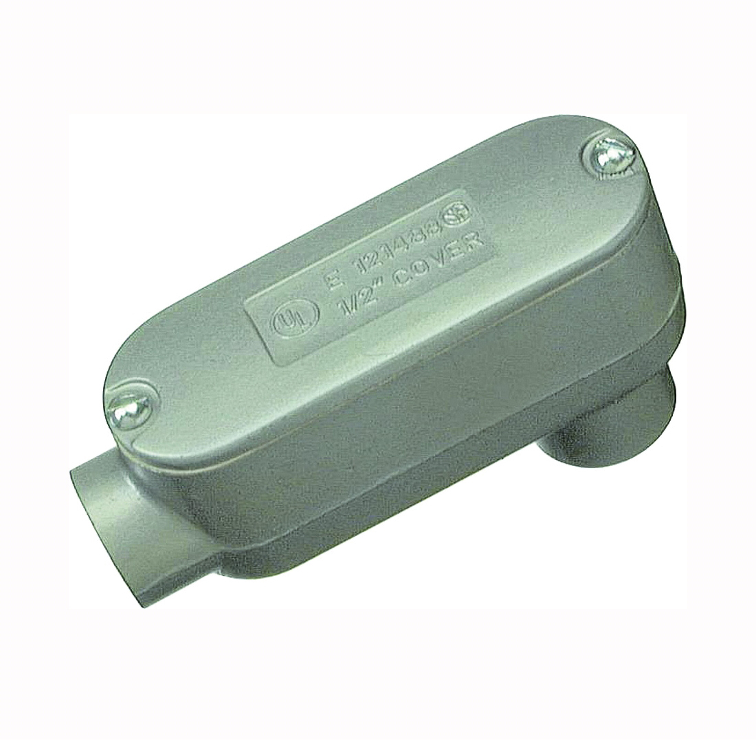 58620 Conduit Body, 2 in Hub, Threaded, Aluminum