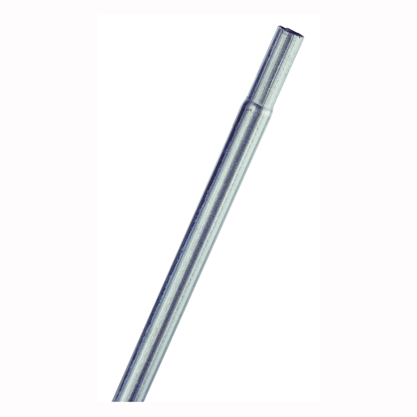 PR103110.5 Swedge End Top Rail, 1-3/8 in Dia, 10.6 ft L, 18 ga Thick Material, Steel, Galvanized