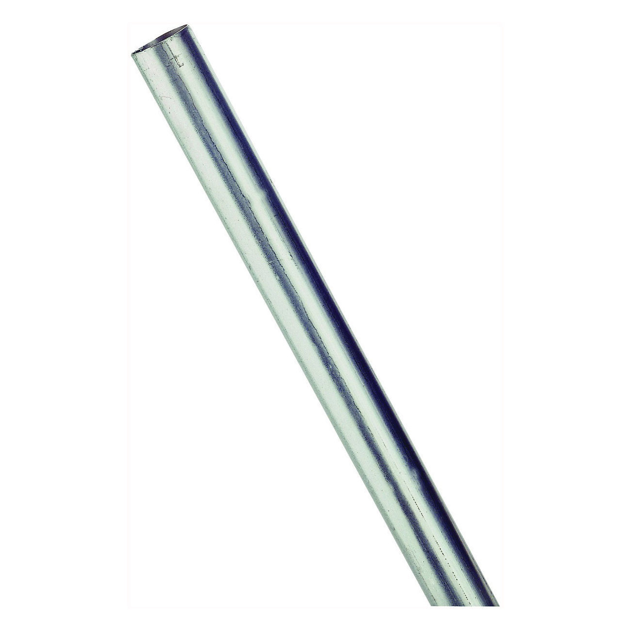 PR20308 Line Post, 1-5/8 in W, 8 ft H, 18 ga Thick Material, Steel, Galvanized, Silver
