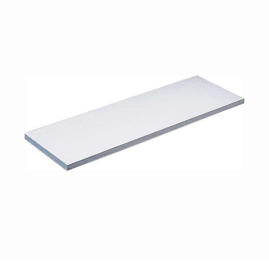 1980 WH 12X36 Shelf Board, 200 lb, 36 in L, 12 in W, Particleboard, White