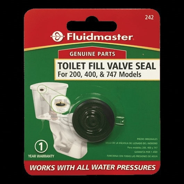 FLUIDMASTER 242 Toilet Replacement Seal, Ballcock, Rubber, For: 400A Toilet Fill Valve - 2