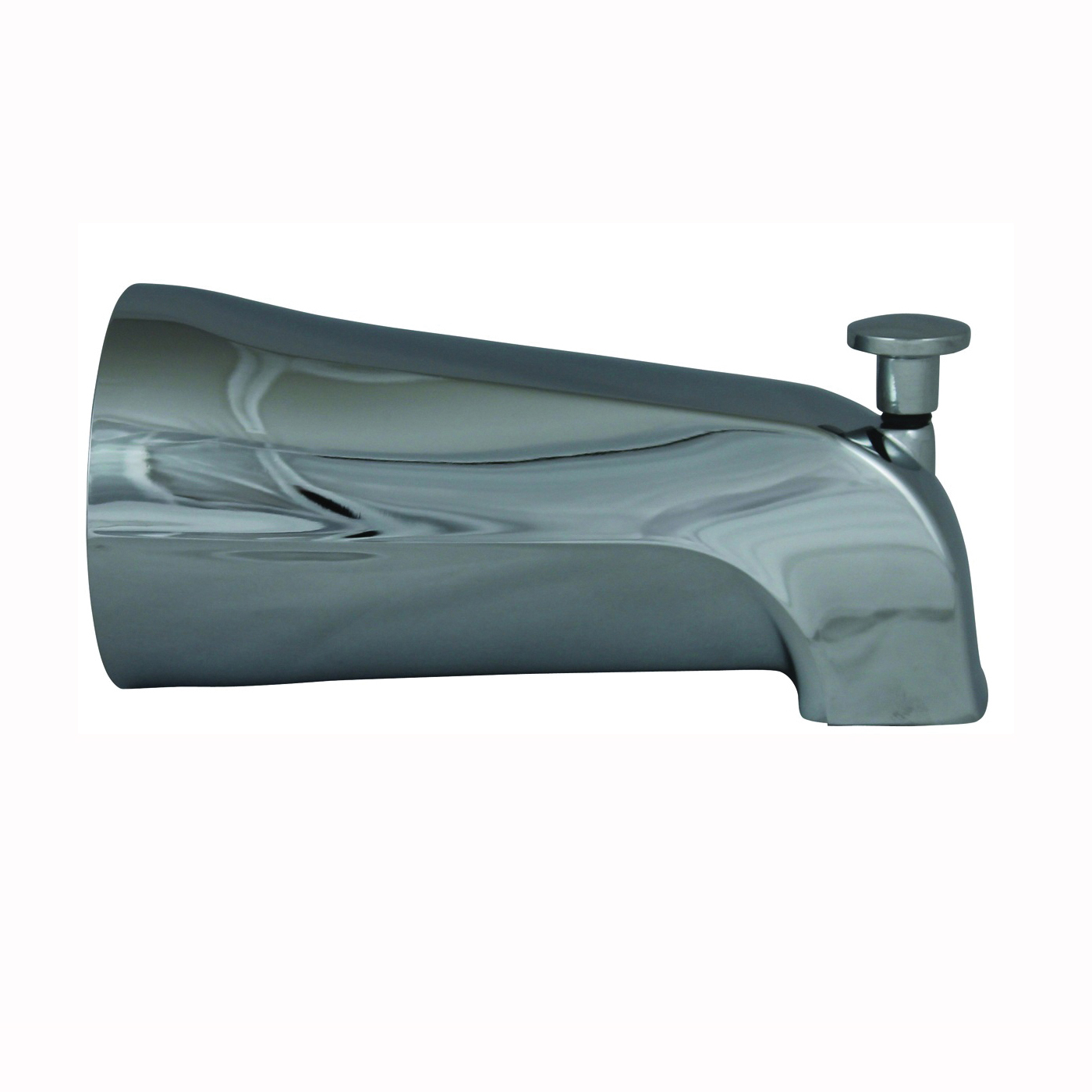 PP22536 Bathtub Spout, 13 in L, 3/4 in Connection, IPS, Chrome-Plated, For: 1/2 in or 3/4 in Pipes