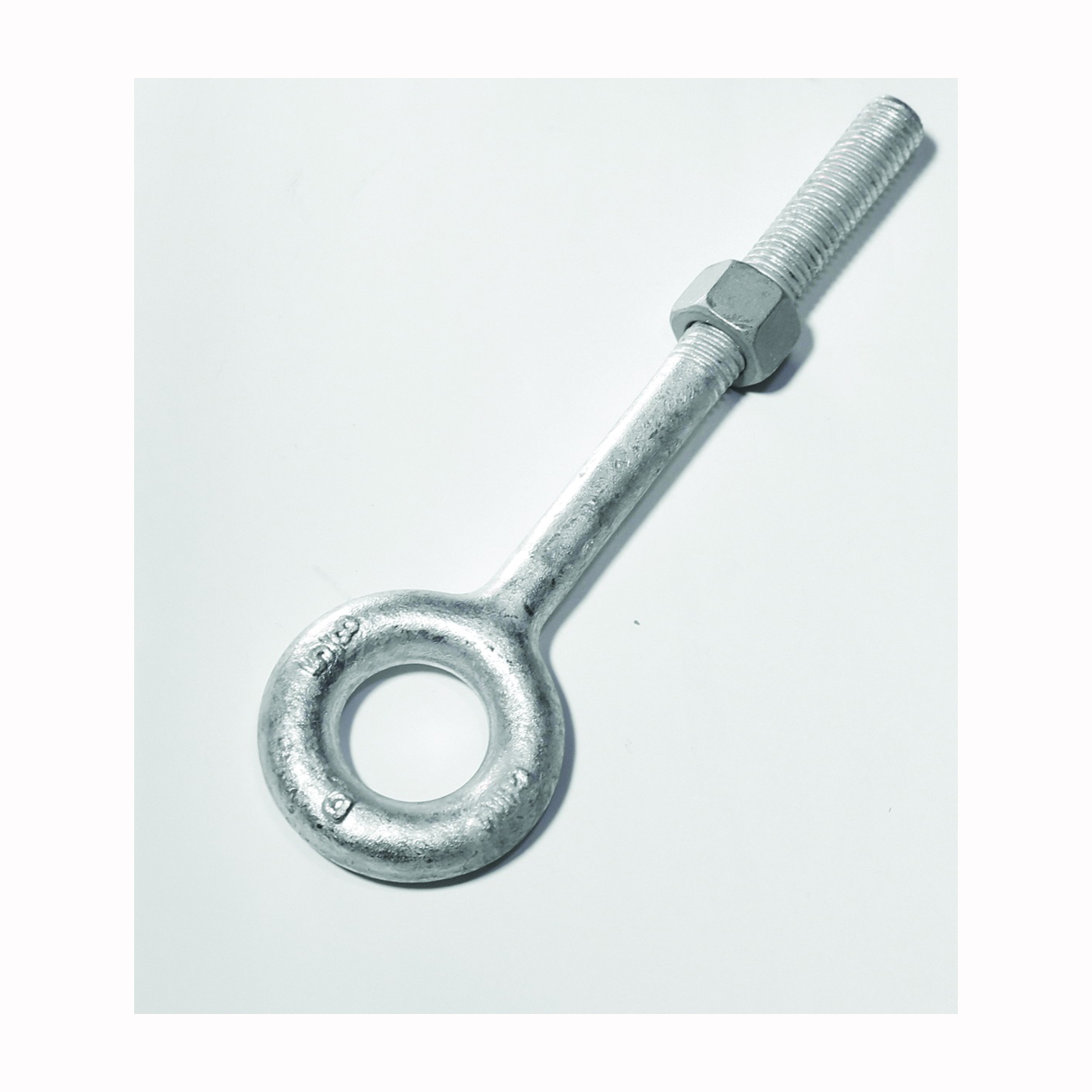 24-5/8X6 Eye Bolt, 5/8 in Thread, 3 in L Thread, 1-1/4 in ID x 2-1/2 in OD Dia Eye, 6 in L Shank, Steel