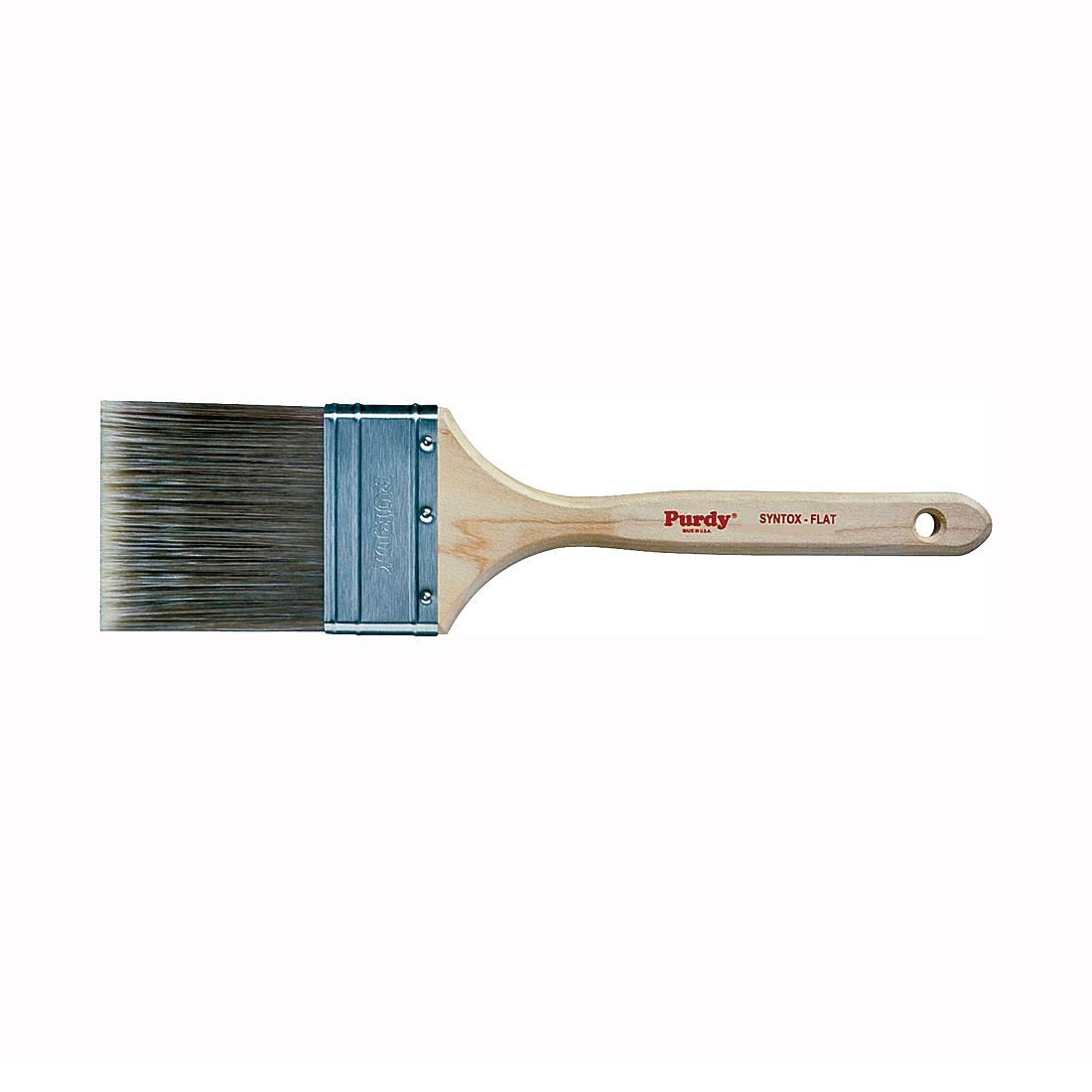 Syntox Flat 402625 Trim Brush, 2-1/2 in W, Nylon Bristle, Flat Thin Handle