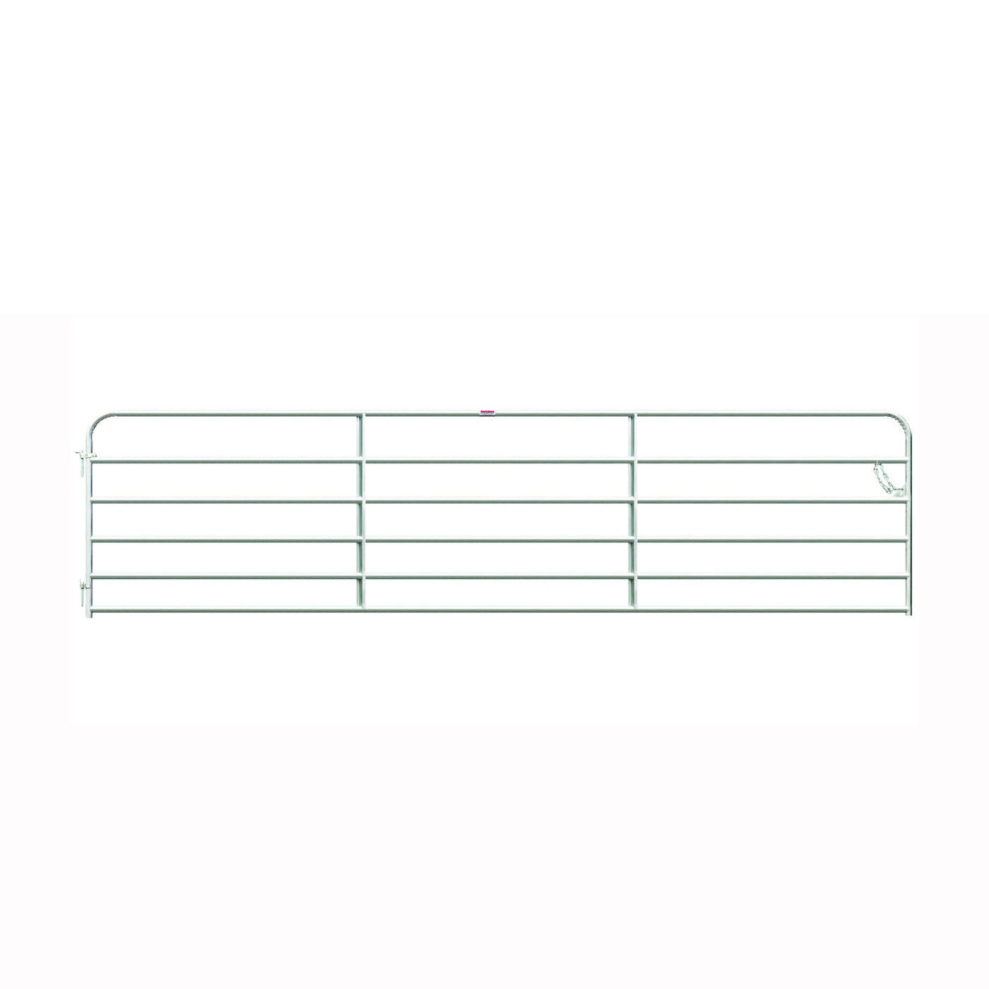 40113148 Utility Round Corner Gate, 14 ft W Gate, 50 in H Gate, 20 ga Frame Tube/Channel, Steel Frame