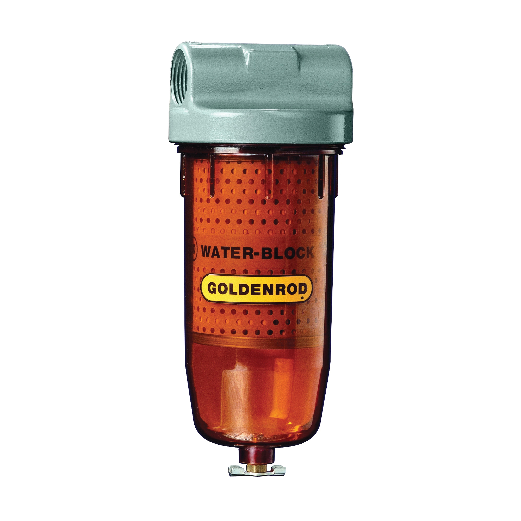 Goldenrod Water Block 496 Fuel Filter, 1 in Connection, NPT, 25 gpm