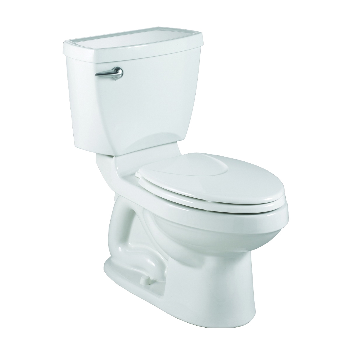 Champion 4 Series 747BA107SC.020 Flush Toilet, Round Bowl, 1.28 gpf Flush, 12 in Rough-In, White