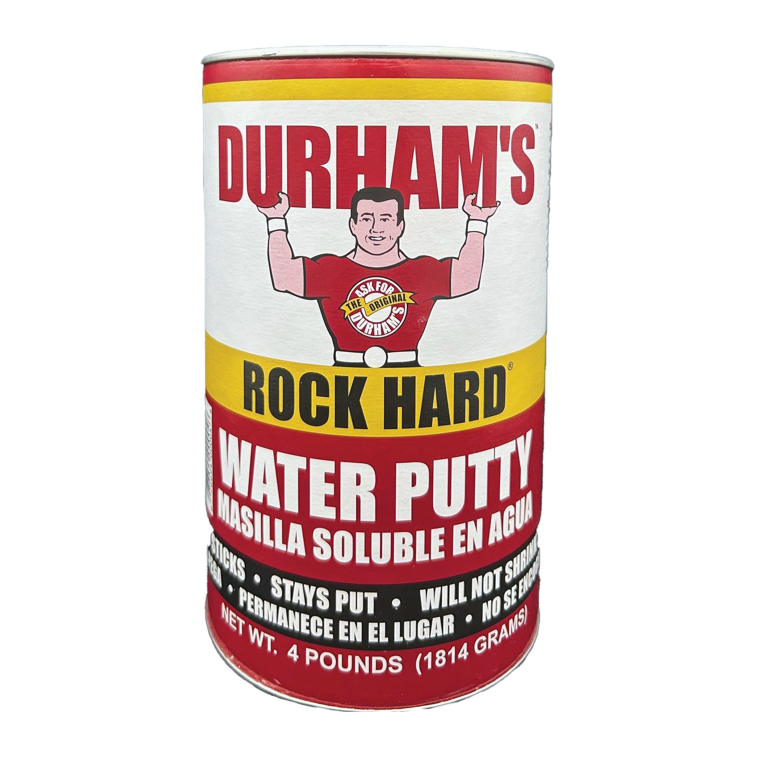 4 Water Putty, Natural Cream, 4 lb, Can
