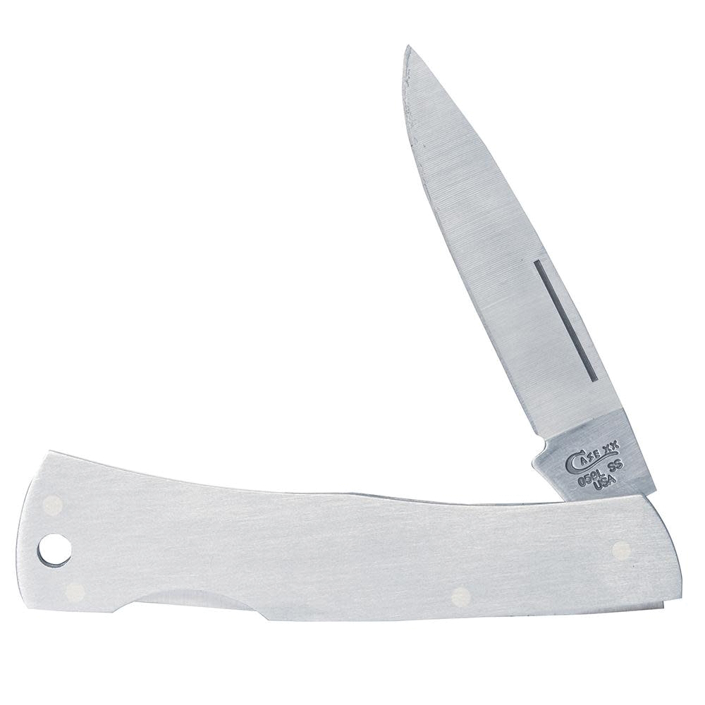 00004 Folding Pocket Knife, 2-1/4 in L Blade, Stainless Steel Blade, 1-Blade, Smooth Handle