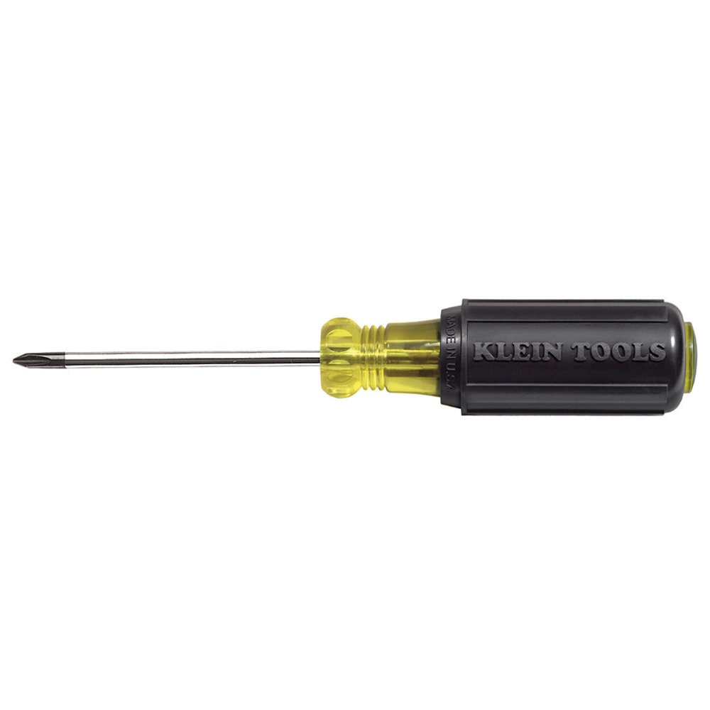 603-3 Screwdriver, #1 Drive, Phillips Drive, 6-3/4 in OAL, 3 in L Shank, Rubber Handle, Cushion-Grip Handle