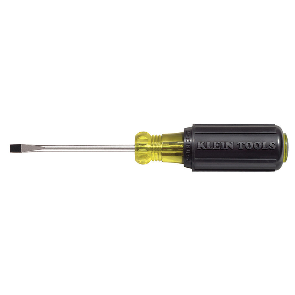 601-3 Screwdriver, 3/16 in Drive, Cabinet Drive, 6-3/4 in OAL, 3 in L Shank, Rubber Handle