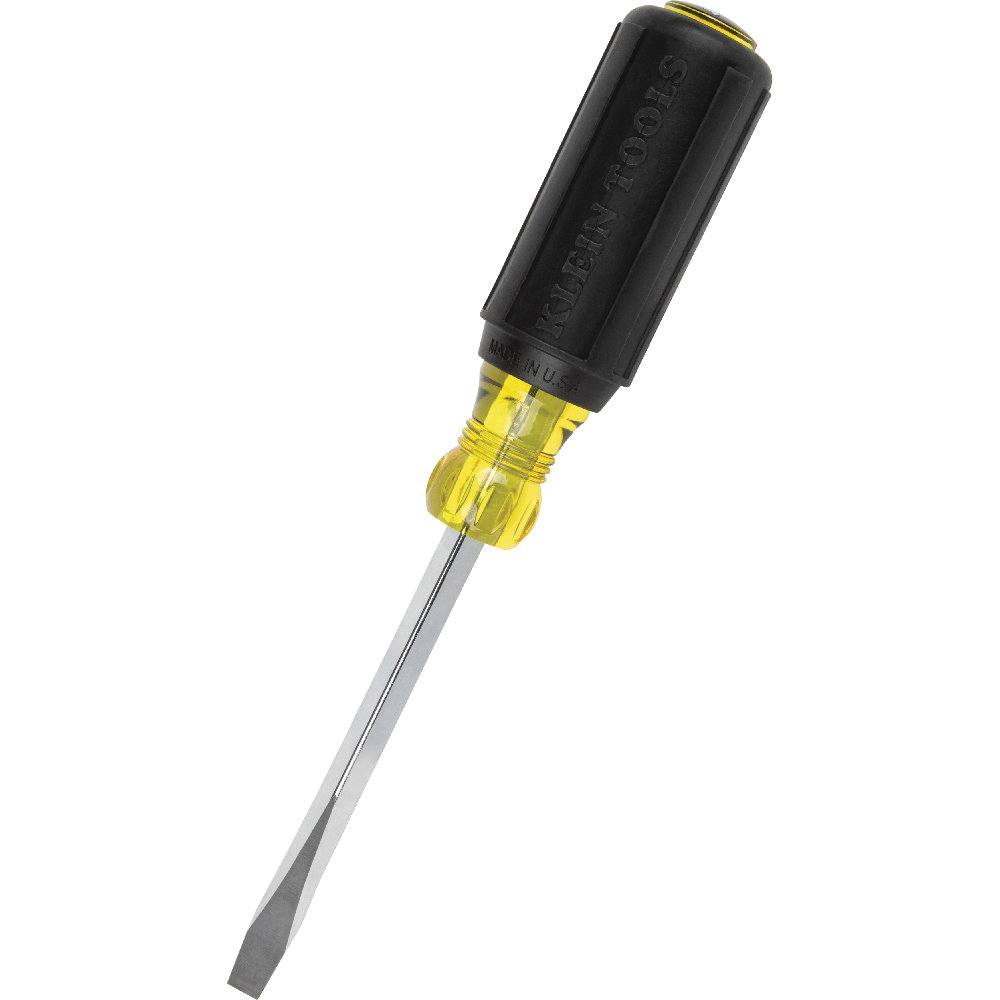 600-4 Screwdriver, 1/4 in Drive, Keystone Drive, 8-11/32 in OAL, 4 in L Shank, Acetate Handle